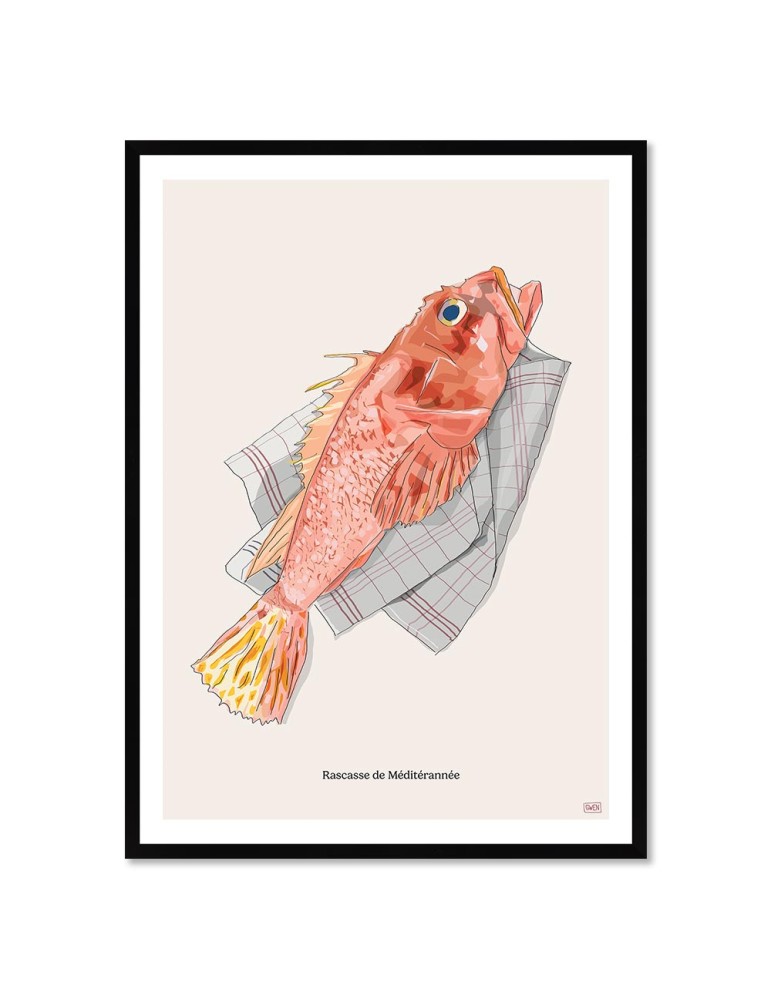 Rascasse – Poster affiche – image encadrée