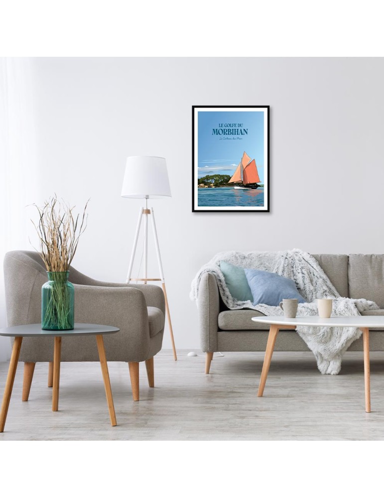 Golfe 56 – Poster affiche – image encadrée