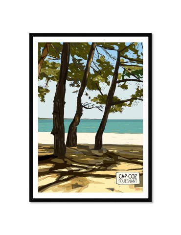 Cap-Coz – Poster affiche – image encadrée