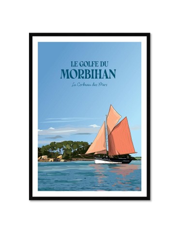 Golfe 56 – Poster affiche – image encadrée