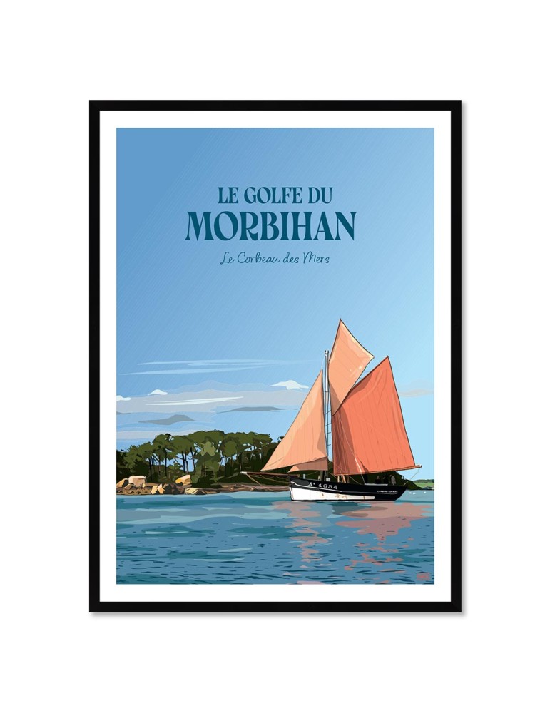 Golfe 56 – Poster affiche – image encadrée