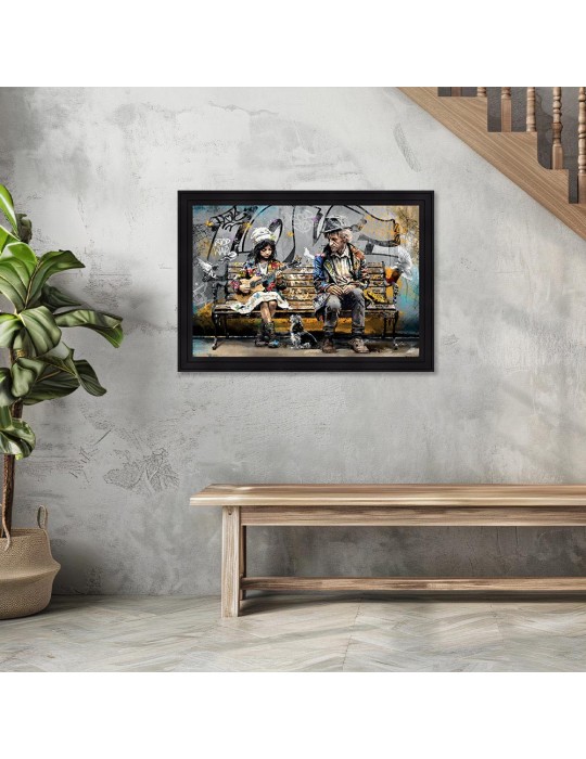 La fille et le sdf – Romaric