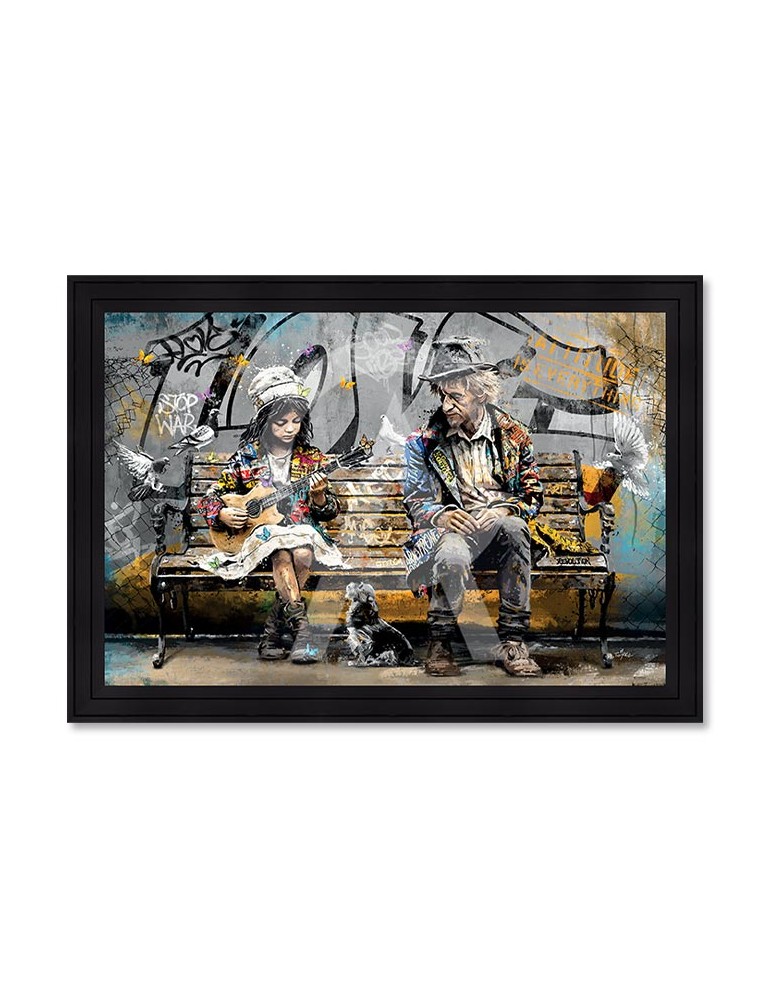 La fille et le sdf – Romaric