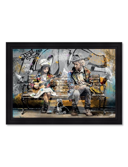 La fille et le sdf – Romaric