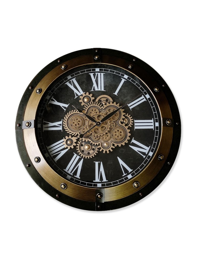 Horloge à engrenages avec verre – 08.089 – Ø 80 cm