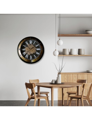 Horloge à engrenages avec verre – 08.089 – Ø 80 cm 2