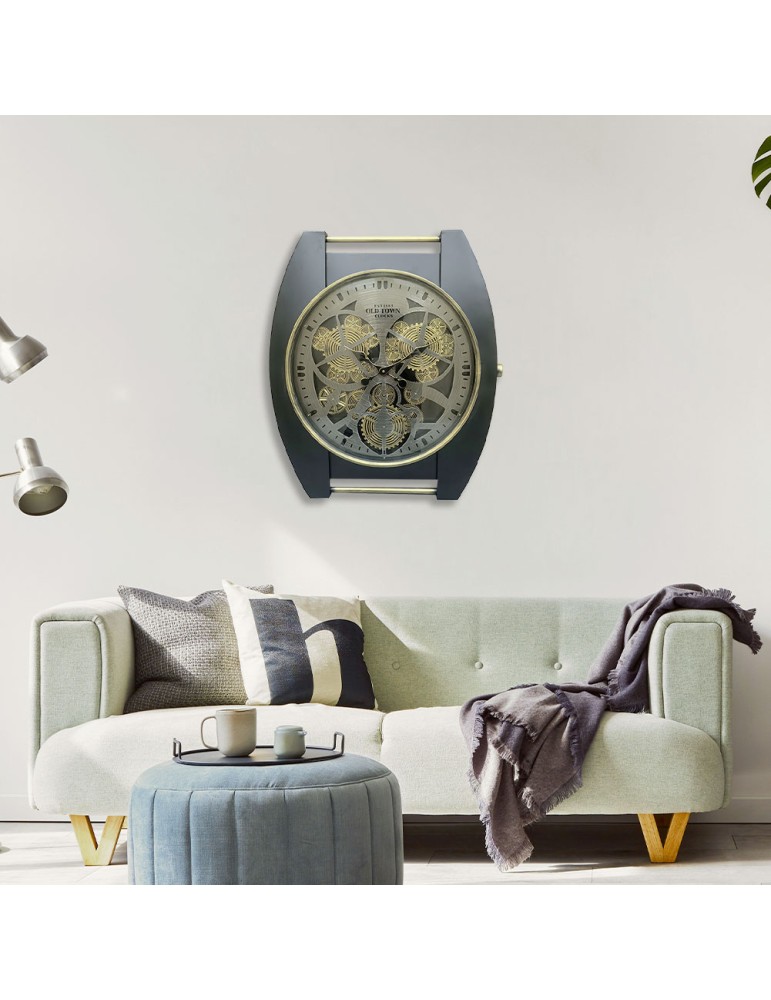 Horloge à engrenages avec verre – 08.090 – 71x82 cm