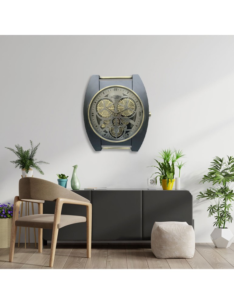 Horloge à engrenages avec verre – 08.091 – 56x66 cm