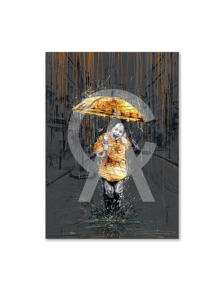 La petite fille au parapluie