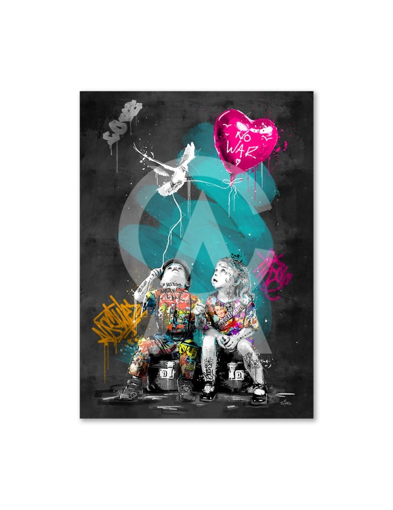 Le garçon, le fille et la colombe