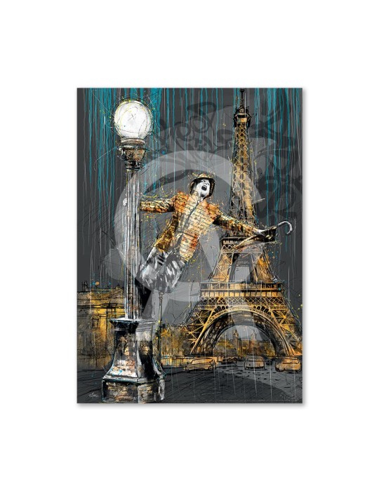 L'homme, le lampadaire et la Tour Eiffel