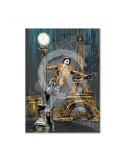 L'homme, le lampadaire et la Tour Eiffel