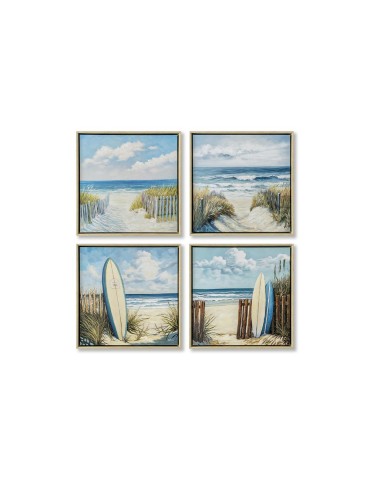 Set de 4 toiles encadrées - 03.3506D