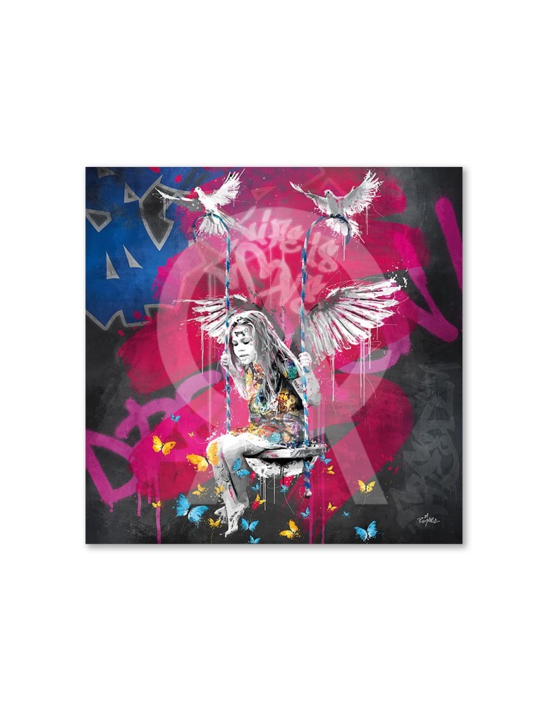 La fille et la balançoire