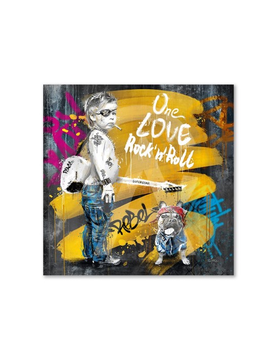 Le petit rockeur et son chien