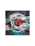 Les mains et la rose