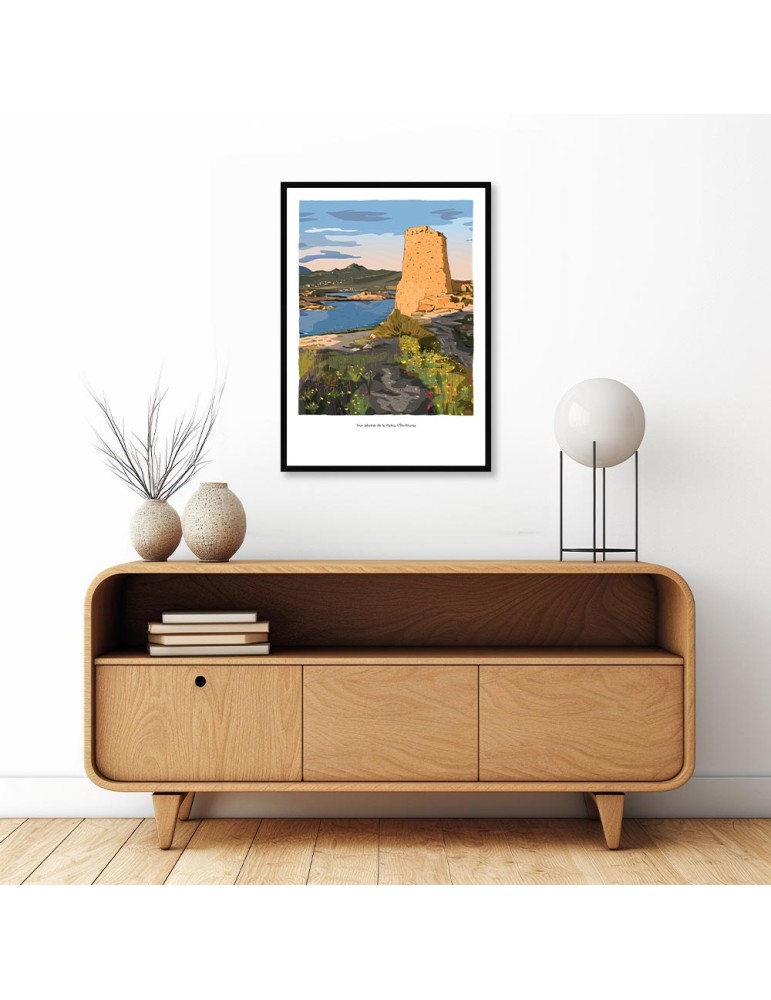 Ile Rousse – Poster affiche – image encadrée