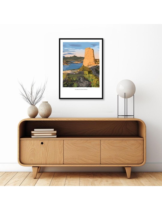 Ile Rousse – Poster affiche – image encadrée