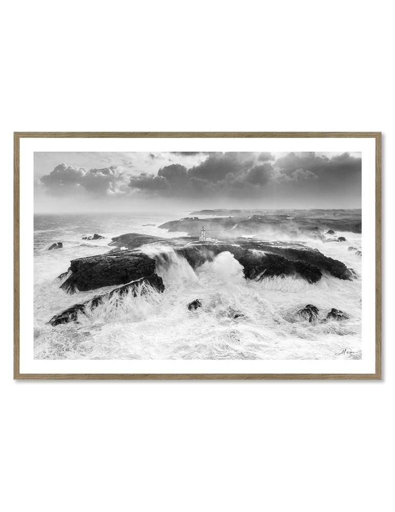 Phare des Poulains N&B 2 - Belle-Ile-en-mer – Mathieu Rivrin