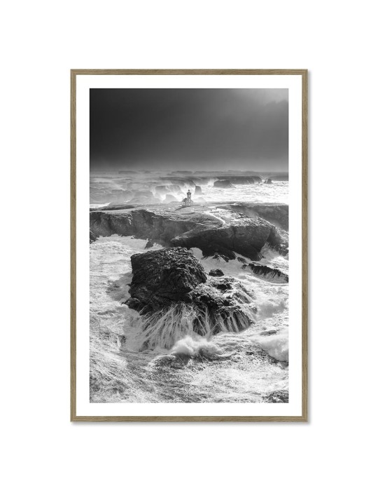 Phare des Poulains N&B - Belle-Ile-en-mer – Mathieu Rivrin