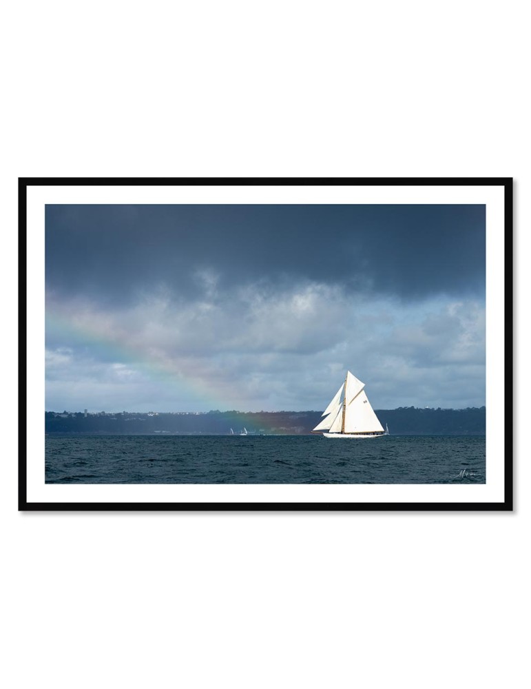Voilier arc-en-ciel - Rade de Brest – Mathieu Rivrin