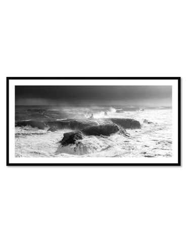 Phare des Poulains N&B Pano - Belle-Ile-en-mer – Mathieu Rivrin