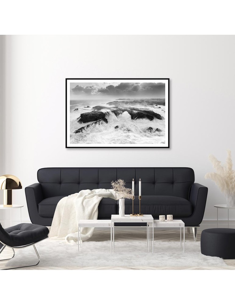 Phare des Poulains N&B 2 - Belle-Ile-en-mer – Mathieu Rivrin