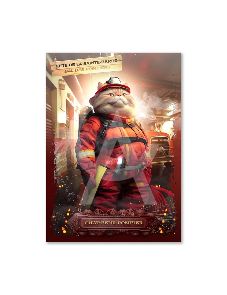 Chat-Peur-Pompier