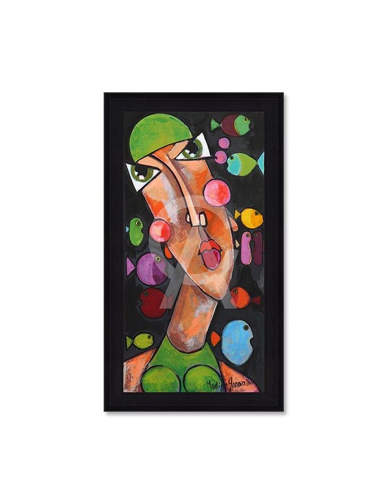 La tête dans l'aquarium – Martine Gonnin