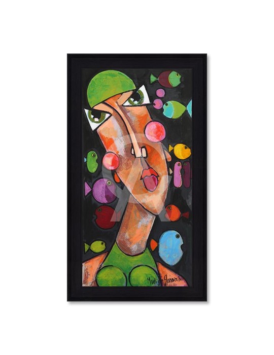 La tête dans l'aquarium – Martine Gonnin