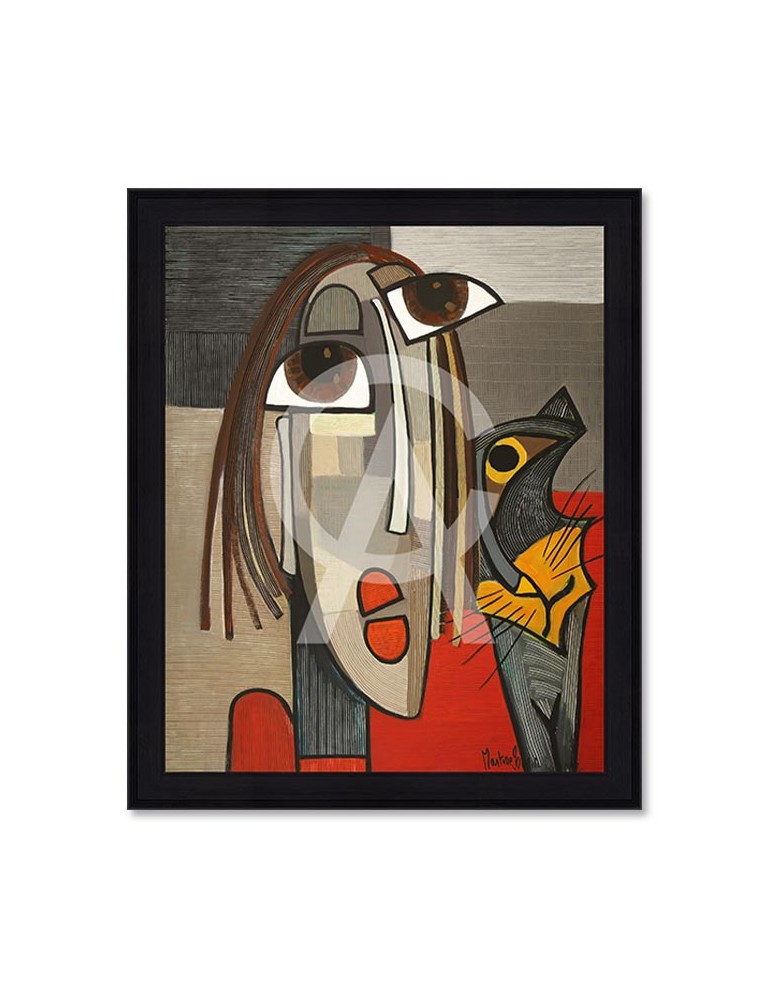 Chat rouge – Martine Gonnin