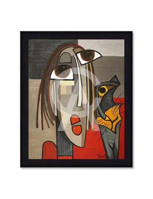 Chat rouge – Martine Gonnin