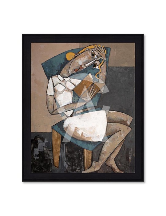 La liseuse bleue – Martine Gonnin