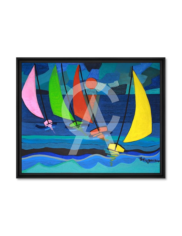 Voiliers du soir – Martine Gonnin Voiliers du soir – Martine Gonnin