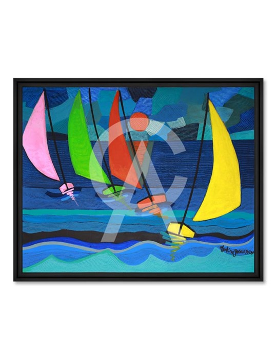 Voiliers du soir – Martine Gonnin Voiliers du soir – Martine Gonnin