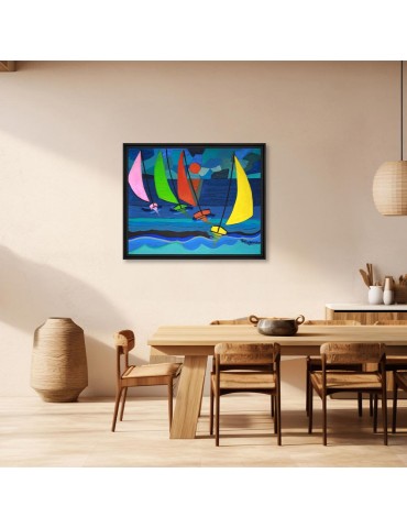 Voiliers du soir – Martine Gonnin 2