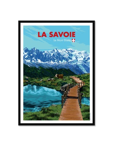 La Savoie Eté – Poster affiche – image encadrée