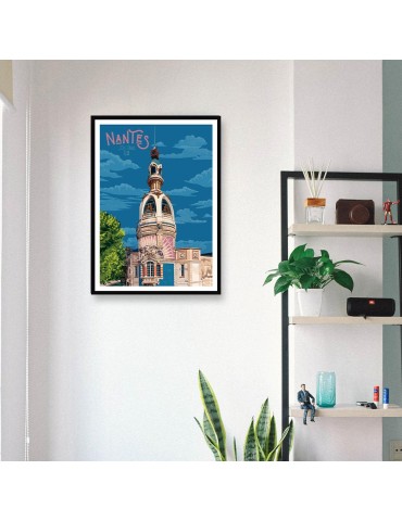 Nantes – Poster affiche – image encadrée 2