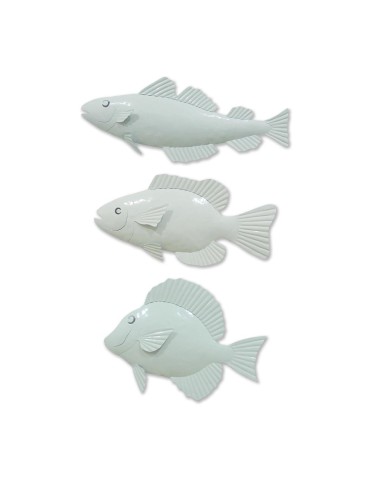 Sculpture métal - lot de 3 - 06.288