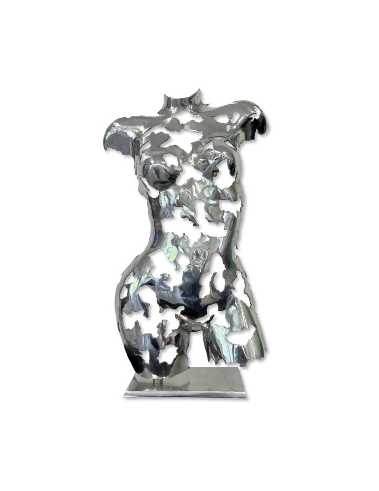 Sculpture métal – Buste aluminium - 06.522