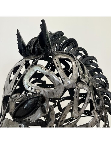 Sculpture métal – Tête de cheval - 06.518 2