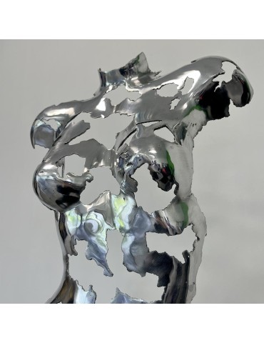 Sculpture métal – Buste aluminium - 06.522 2