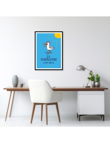Normandie Mieux – Poster affiche – image encadrée 2