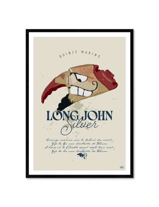 Long-John – Poster affiche – image encadrée