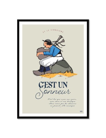 Sonneur – Poster affiche – image encadrée