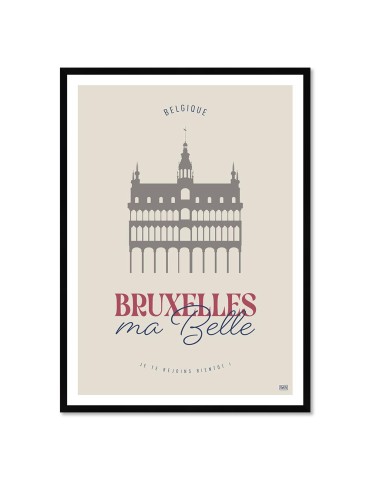 Bruxelles – Poster affiche – image encadrée