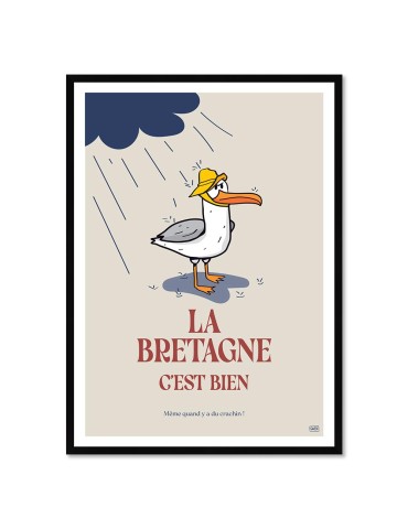Bretagne Bien – Poster affiche – image encadrée