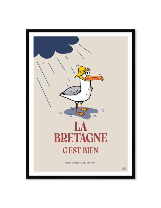 Bretagne Bien – Poster affiche – image encadrée Bretagne Bien – Poster affiche – image encadrée