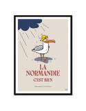 Normandie Bien – Poster affiche – image encadrée