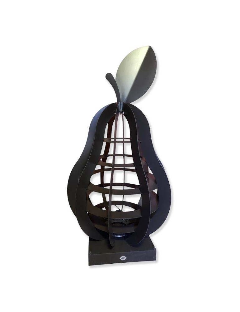Sculpture métal avec LED - Poire Sculpture métal avec LED - Poire